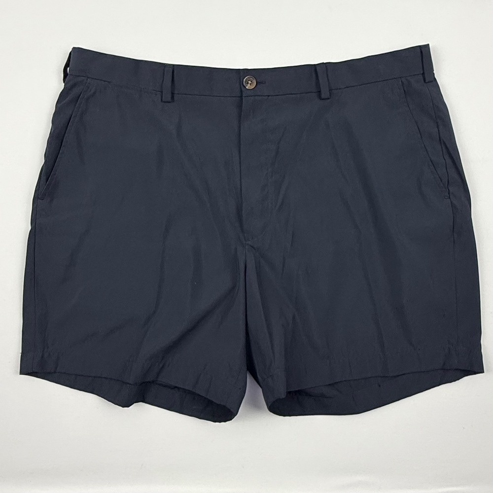 Brooks Brothers Mens Navy Blue Performance Shorts Size 40 Polyester 4574-042CB1